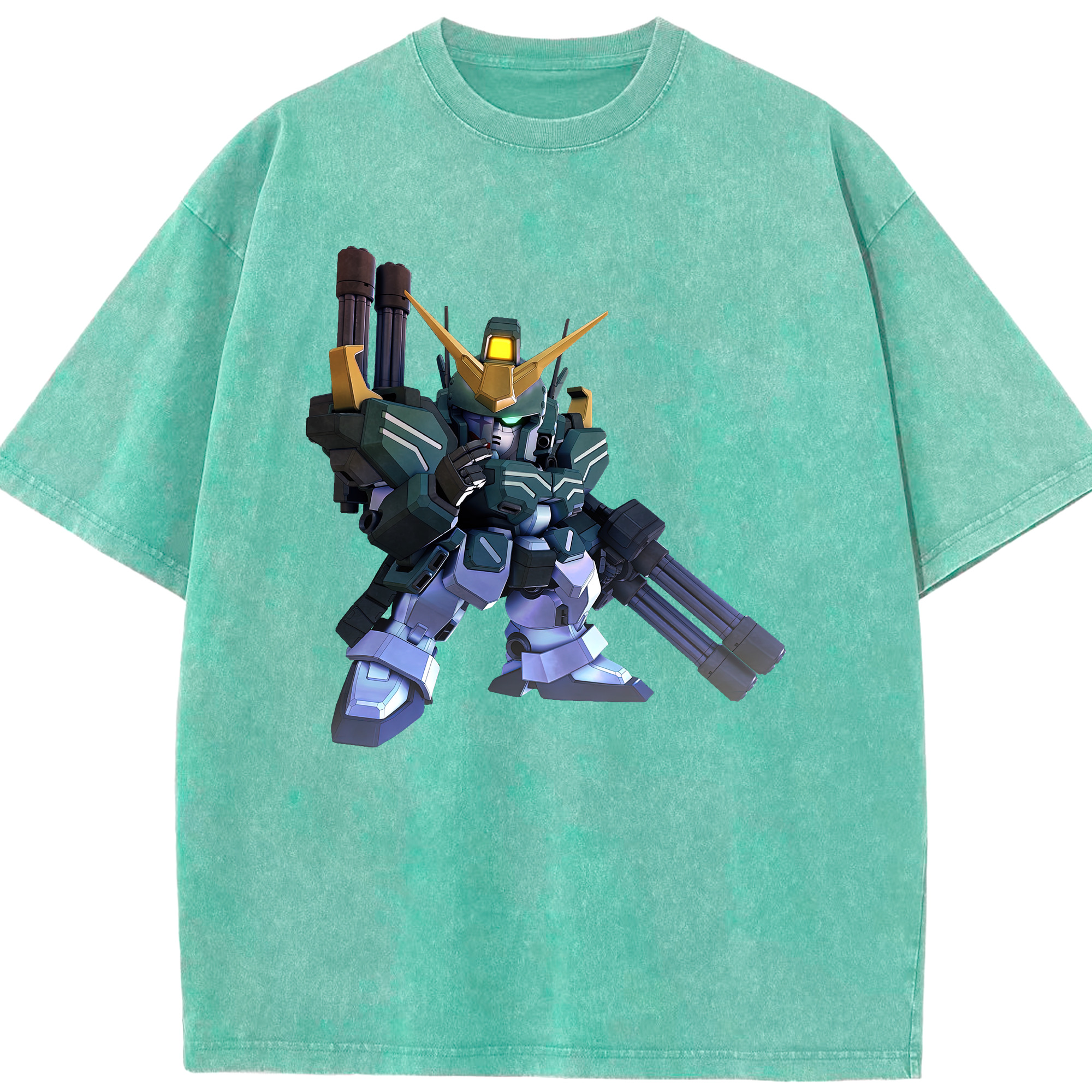 （画像用） 機動戦士ガンダム Mobile Suit Gundam 綿100% ヴィンテージ風 半袖Tシャツ（フロントプリント）